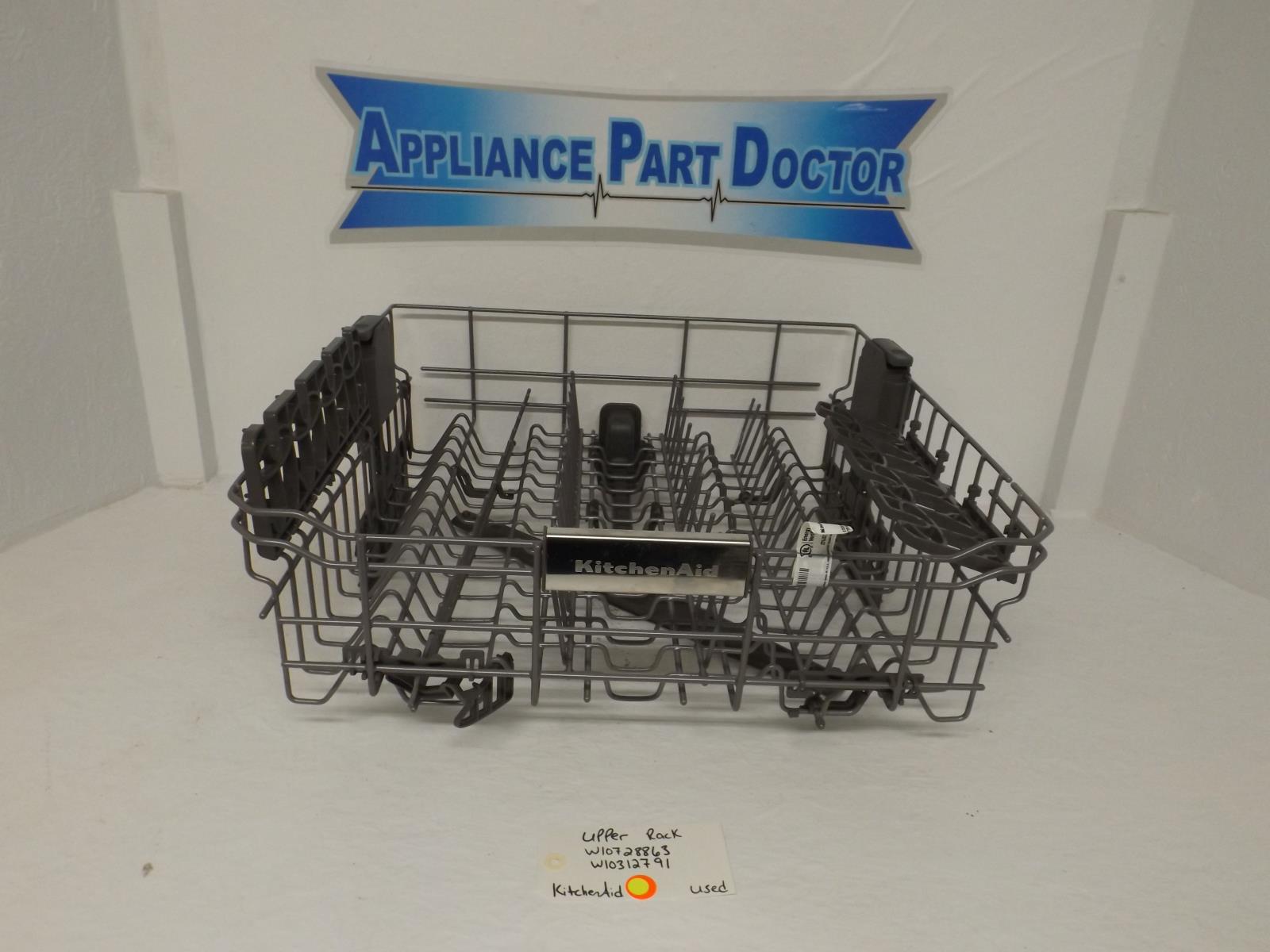 KitchenAid Dishwasher W10728863 W10312791 Upper Rack Used KitchenAid Dishwasher W10728863 W10312791 Upper Rack Used